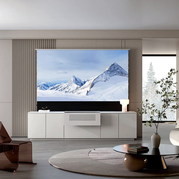 VLIFE TECH Set Dazzling - Projector & Screen & Electric Laser TV Cabinet